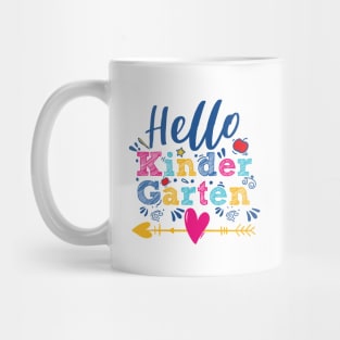 Hello Kindergarten, Back to School, Cute Kindergarten Mug